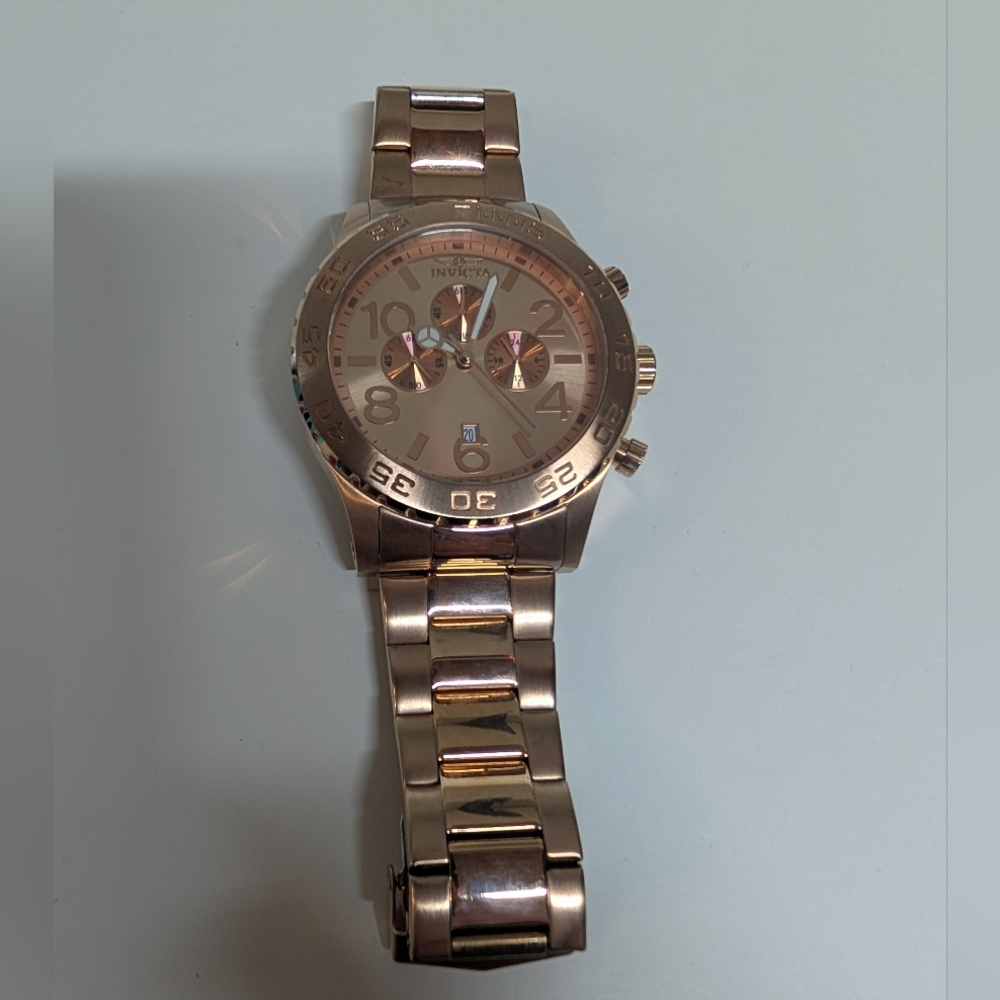 INVICTA rose gold watch